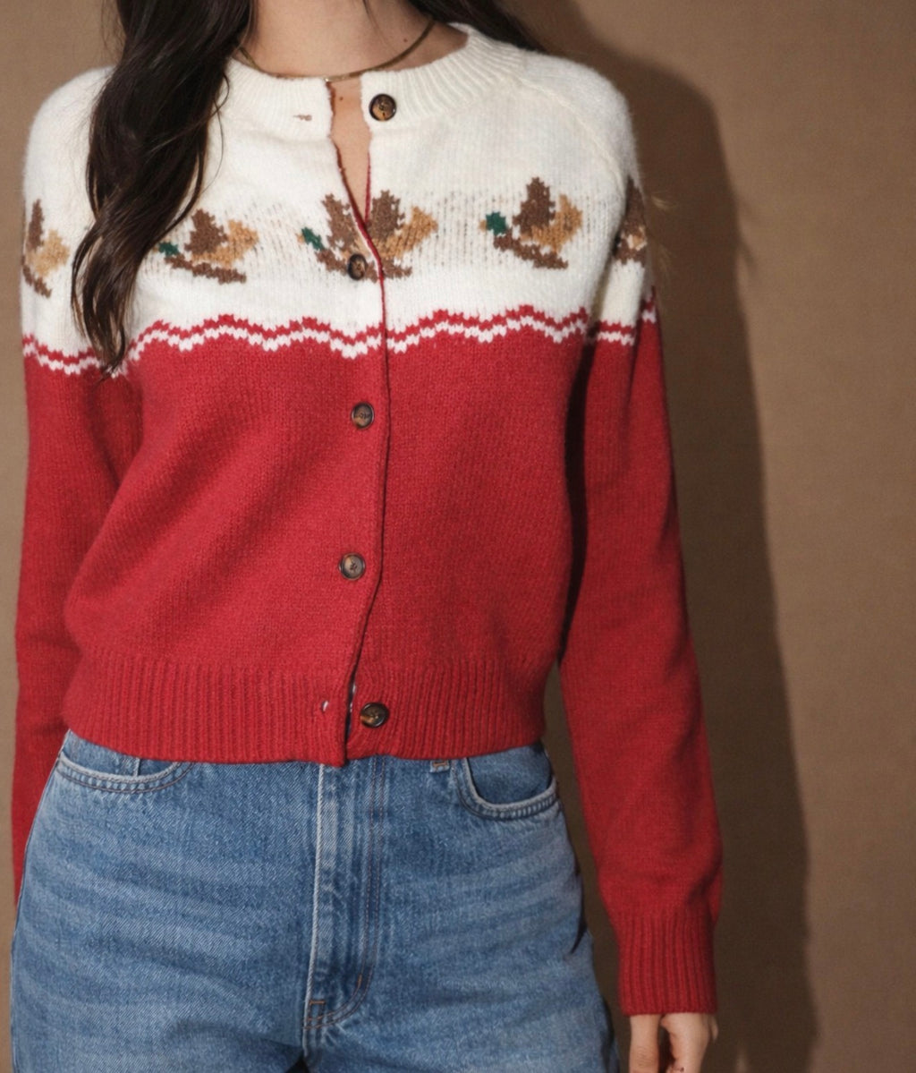 Vintage Duck Cardigan